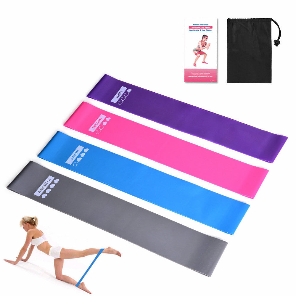 Resistance Bands Set – 4 Levels for Home & Gym Training