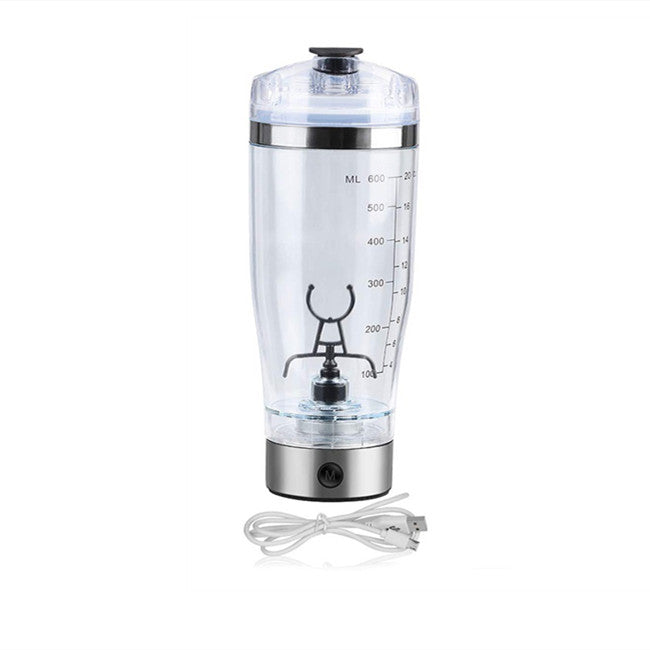 Electric Self-Mixing Protein Shaker Bottle, 450–600ml